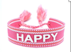 Embroidered Message Bracelet Collection