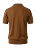 Wool Polo Thin With Button Short Sleeve