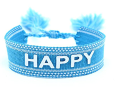 Embroidered Message Bracelet Collection