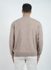 Cashmere Pullover Zipper Camel