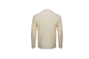cream v neck long sleeve shirt