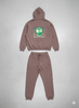 Matcha Graphic Oversized Set – Earthy Brown