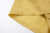 yellow linen short-sleeve shirt