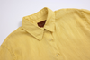 yellow linen short-sleeve shirt