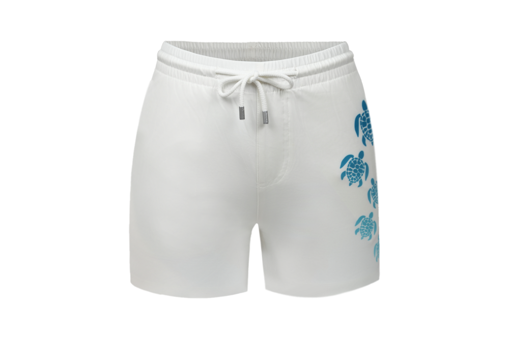 turtle drift - swim shorts ivory