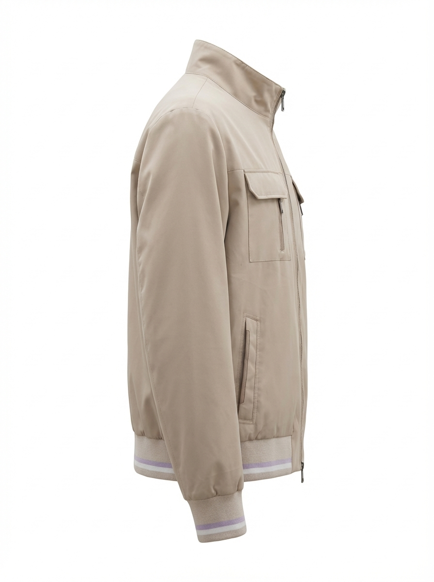 Di Moda F-N 38 Jacket(25), Bej-Mink/Tekstil Triko-Suet