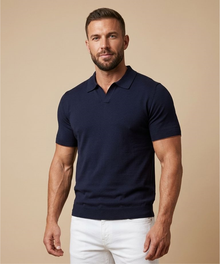 MEN'S POLO SHORT SLEEVE ( KNITED )