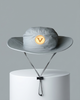 V - Round Bucket Hat With Strap  Free Size