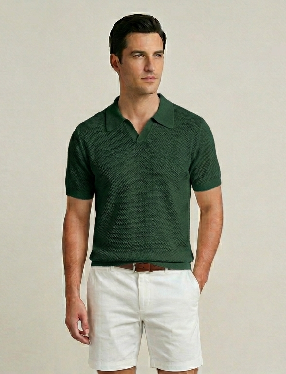 KNITED POLO SHORT SLEEVE MODLE 3602