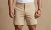 plain beige short