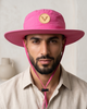 V - Round Bucket Hat With Strap  Free Size