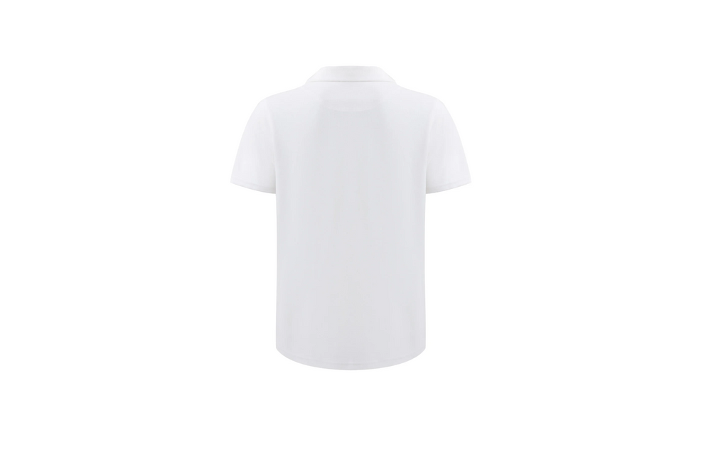 towel polo shirt white