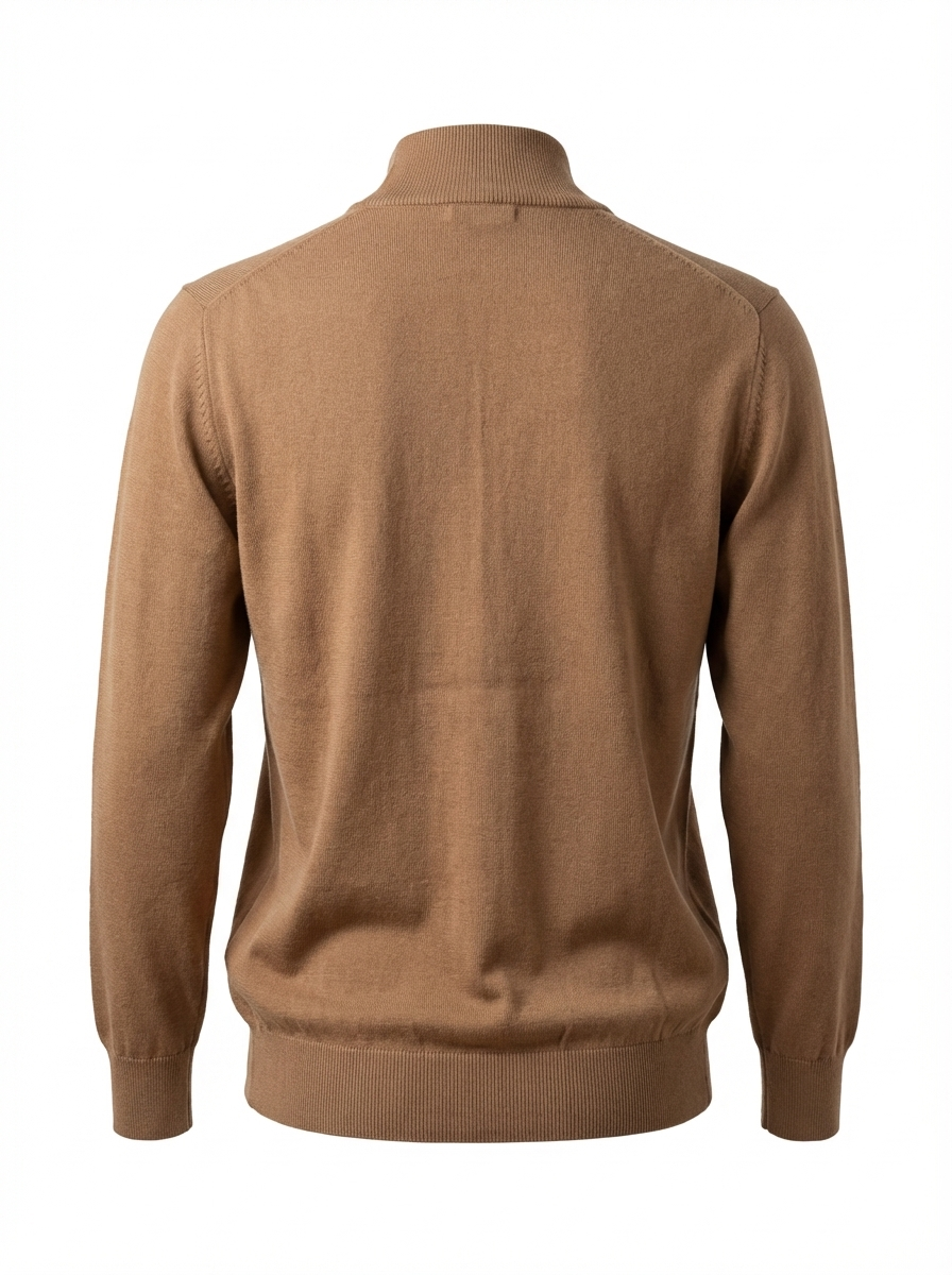 Wool Full Zipper Long Sleeve