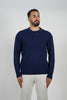 Cashmere Pullover Polo Navy