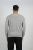 Cashmere Circle Pullover-Grey