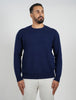 Wool Pullover Circle Neck - Blue