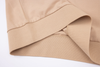 beige open-collar shirt