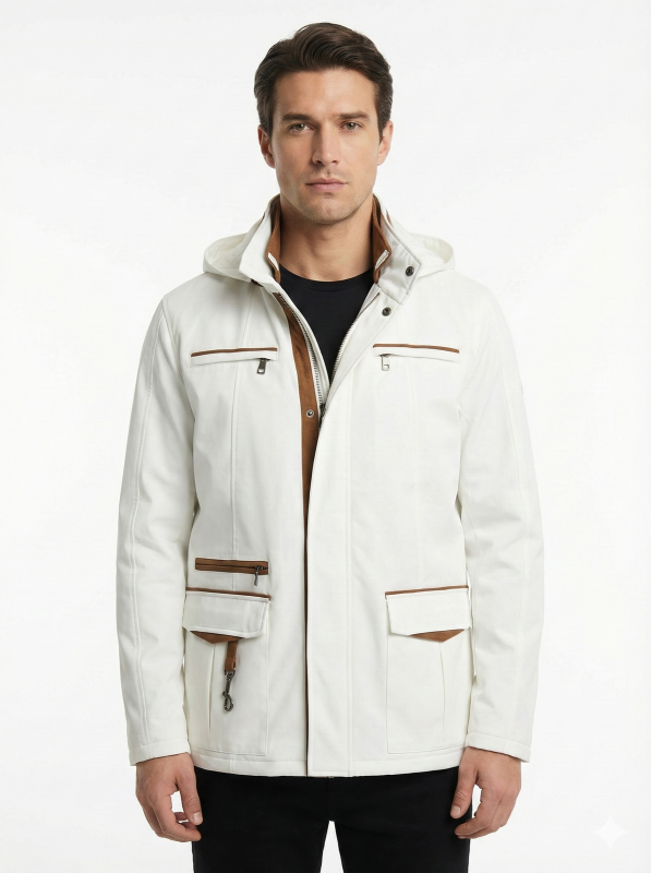 Dİ MODA F-N 36 Jacket(25), BEYAZ/TEKSTIL NORTH C53