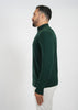Wool Pullover Zipper- Green