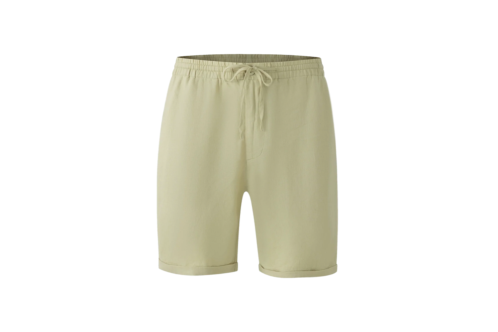 mintgreen linen short