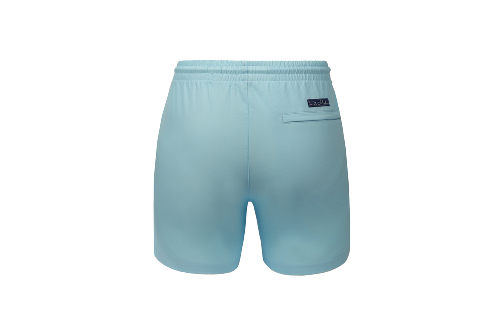 solid babyblue swim shorts