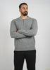 Wool Pullover Polo - Gray