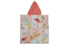 kids hooded beach towel – the flamingo