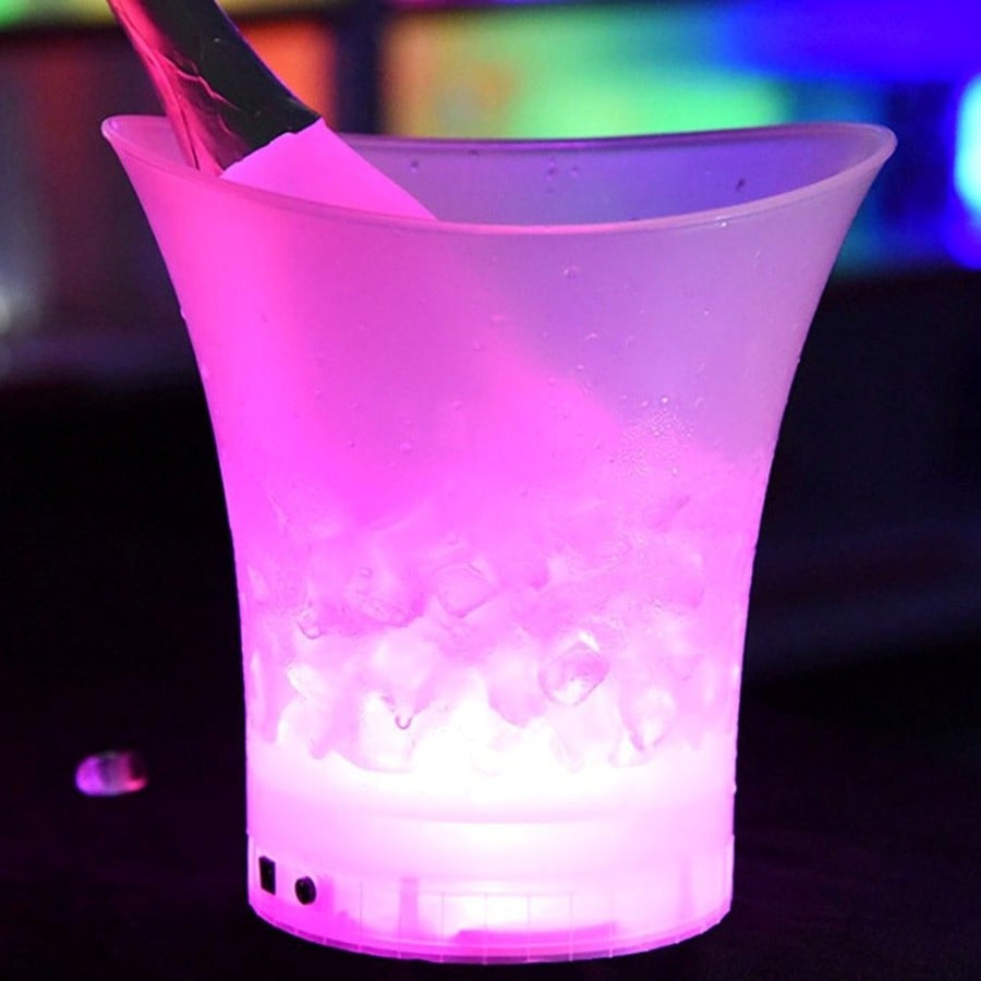 LED Ice Bucket with Bluetooth Speaker test