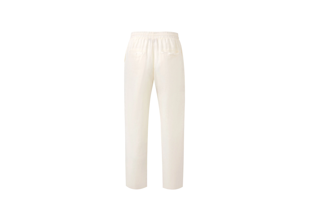 ivory linen pants