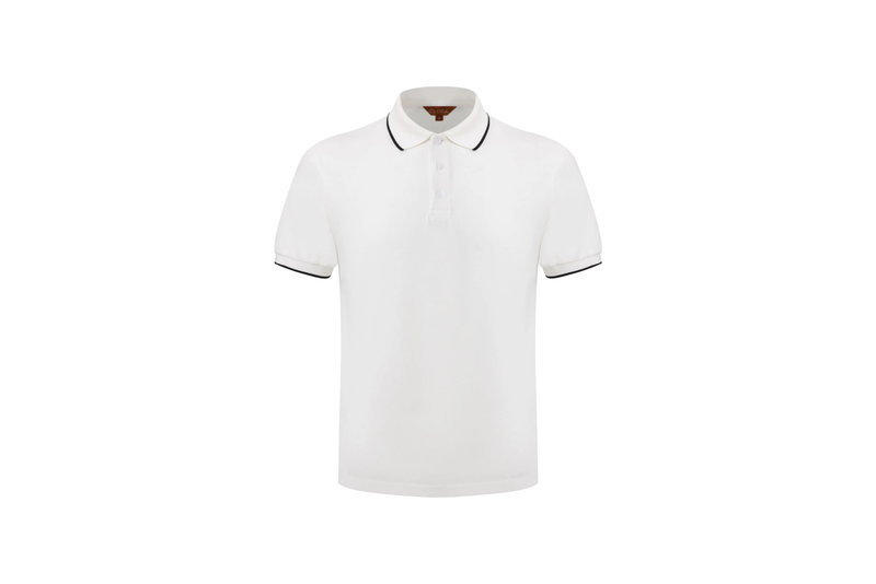 white classic polo t-shirt
