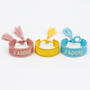 J’ADORE Embroidered Woven Bracelet