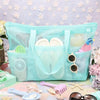 Tagitary Mesh Beach Bag-Blue