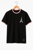 la tour black paris black - football town t-shirt