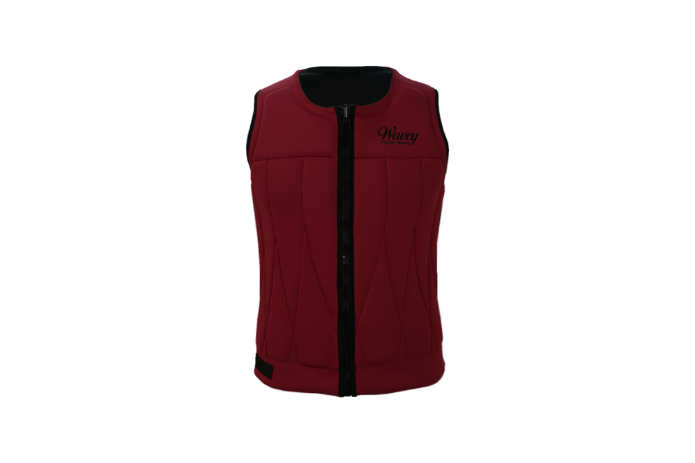Reversible Jet Ski Life Vest Jacket- Red & Black