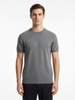 Cashmere Round Neck Short Sleeve Grey