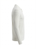 Wool Polo V Neck Long Sleeve With Thin Lines On The Body CREAM