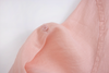 pink linen long-sleeve shirt