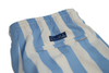 babyblue striped swim shorts