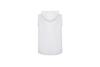 white sleeveless towel hoodie