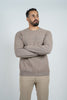 Wool Pullover Circle Neck - Camel