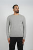 Wool Pullover Circle Neck - Gray