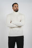 Cashmere High Neck Pullover White