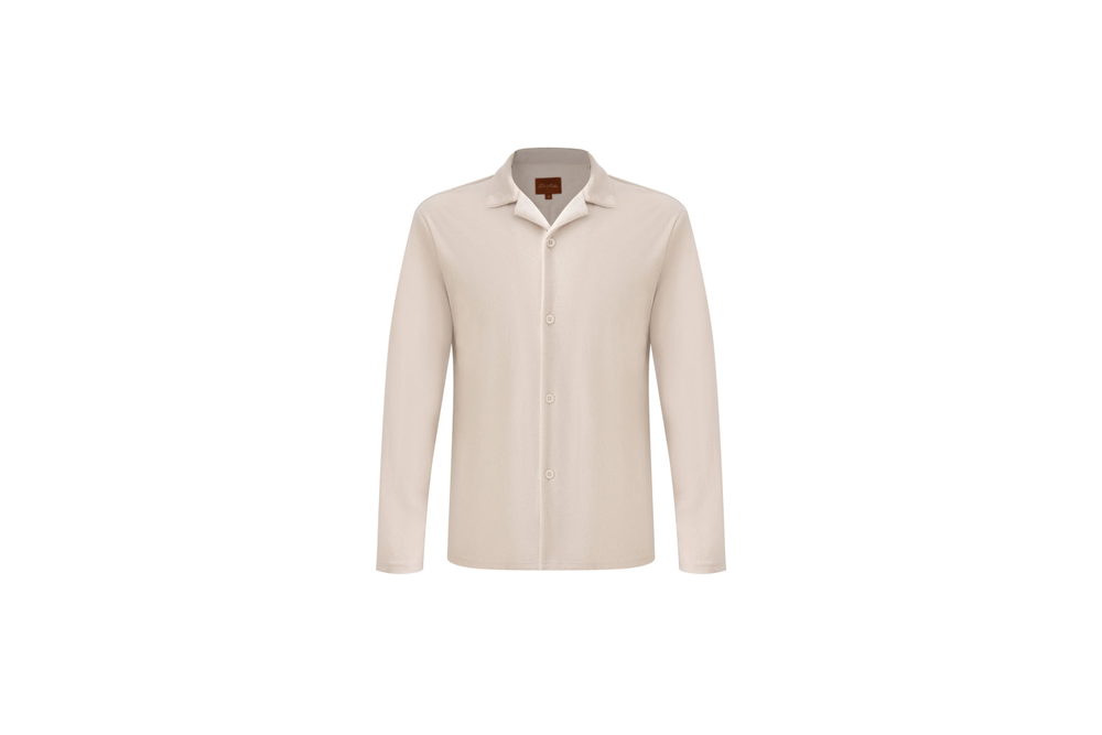 beige howell long-sleeve shirt