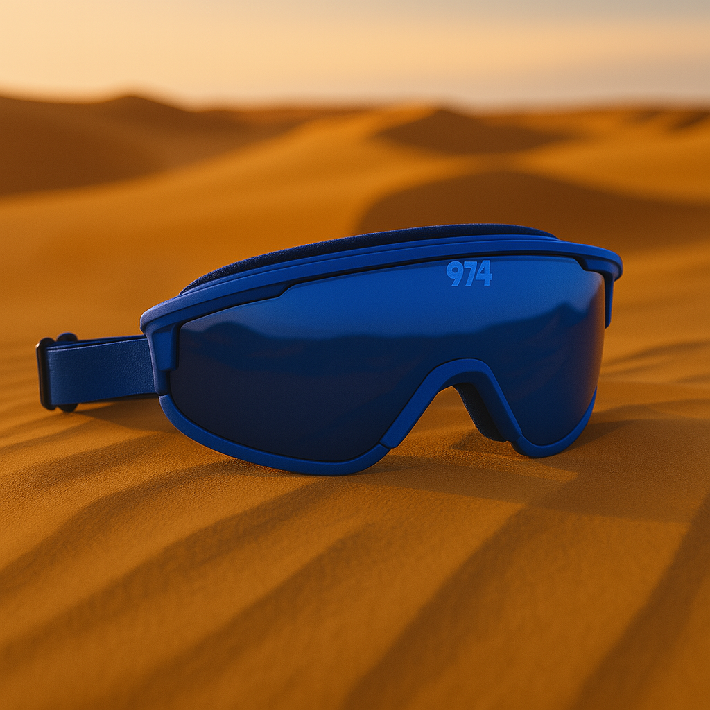 Full-View Protective Sport Goggles Blue