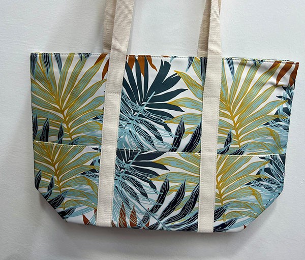 SUMMER BEACH BAGS- LEAF & GREEN