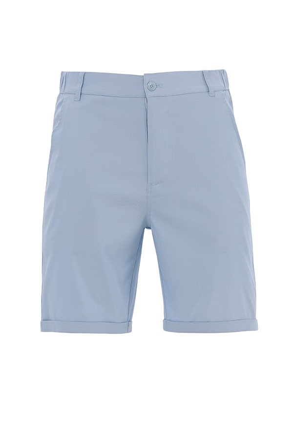 CHINO SHORT-BABY BLUE