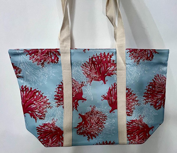 SUMMER BEACH BAGS-PINK & LIGHT BLUE