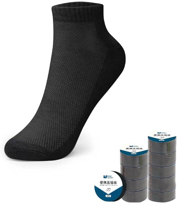 ONE TIME USE SOCKS-Black