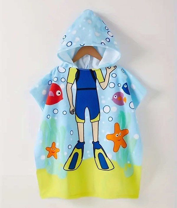 Beah Hoodie Towel - Diving