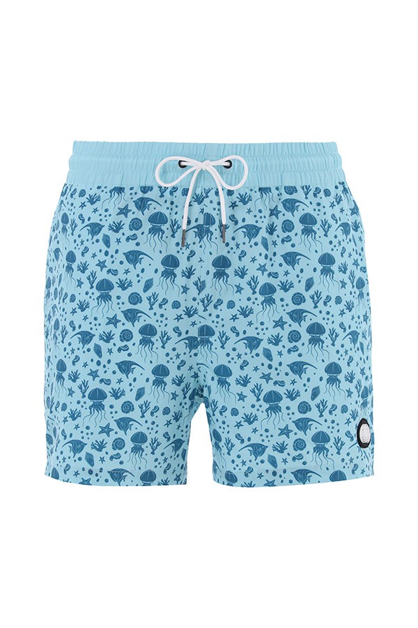 SWIMSHORTS - SEA CREATURES-TOPAZ